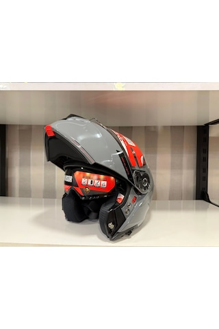 Kask Mt Genesis Sv A12 Çene Açılır Nardo Gri Nardo Gri