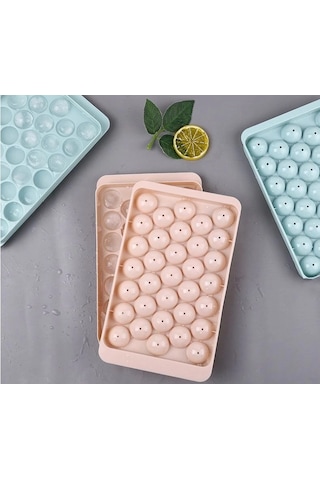 33 Hazneli Küre Buz Kalıbı 20-12 Cm Açik Gri