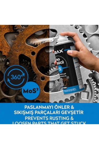 Sibax Sb2000 Pas Sökücü Ve Yağlayıcı Sprey 400 Ml 24 Adet