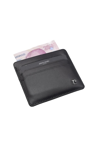 Pierre Cardin Siyah Unisex Deri Kartlık 046a55 Siyah