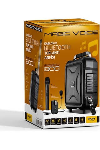 Magicvoice MV-2015 El+Yaka Mikrofonlu Bluetooth Hoparlör
