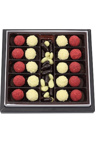 Vaveni Çikolata Hediye Truff ve Draje Kutusu 365 G