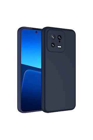 Xiaomi Mi 13 Kılıf Zore Mara Lansman Kapak Lacivert