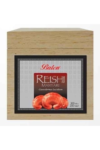 Balen Reishi Tablet 300 MG 200 Adet (Tahta Kutu)