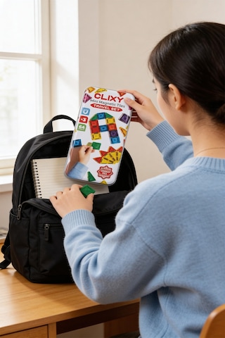 Mini Manyetik Bloklar 64 Parça Travel Set Seyahat Kutulu