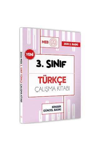 2026 MEB ÖDM İlkokul 3.Sınıf TÜRKÇE Çalışma Kitabı Alıştırmalı/Etkinlikli Soru Bankası BASKI ÜCRETİ2026 MEB ÖDM İlkokul 3.Sınıf TÜRKÇE Çalışma Kitabı Alıştırmalı/Etkinlikli Soru Bankası BASKI ÜCRETİ