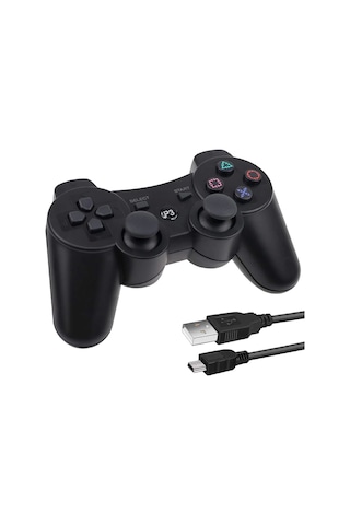 Ps3 Doubleshock Siyah Bluetooth Wireless Controller Oyun Kolu Ps3