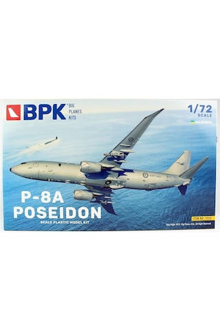 Big Planes Kits 7222 1/72 Ölçek, Ölçek,p-8a Poseidon Yolcu Uçağı, Plastik Model Kiti-55943