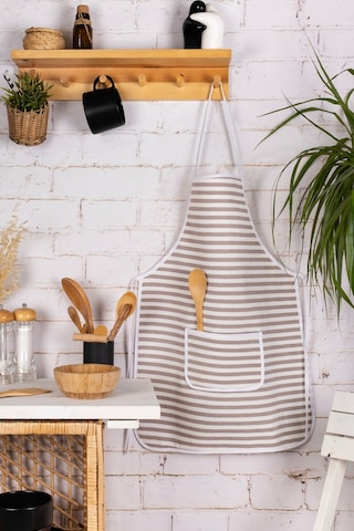 Sıvı Geçirmez Mutfak Önlüğü Sünger Dolgulu Çift Hazneli Cepli Model