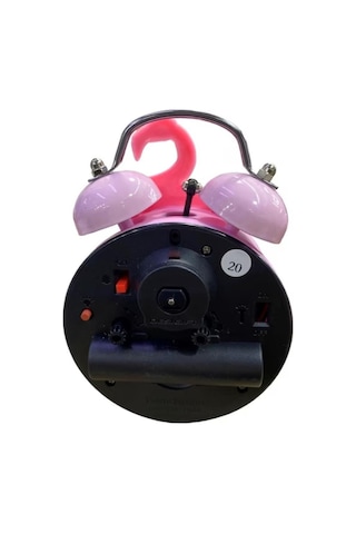 Flamingo Akar Saniyeli Çift Çanlı Çalar Saat Masa Saati 2982
