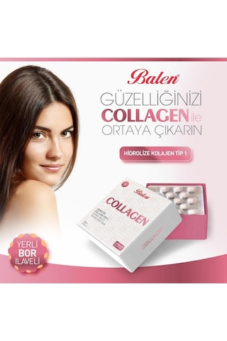 Balen Collagen Kollajen Hidrolize Tip 1 800 MG 60 Tablet 3 Adet