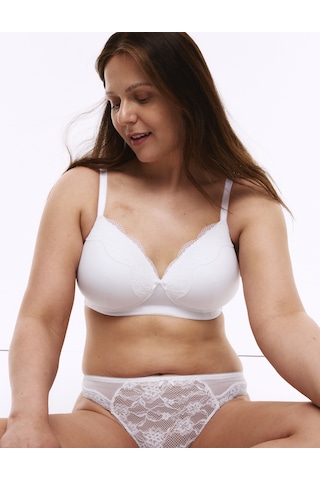 Marks & Spencer Dantel Detaylı Sütyen T33001837 Beyaz