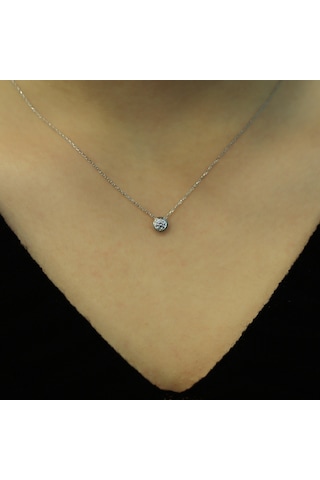 Lova 0,20 Karat Pırlanta Tektaş Kolye - 2040020