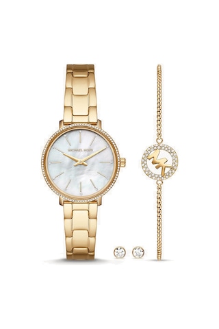 Michael Kors Mk1065set Kadın Saat Bileklik Ve Küpe Set