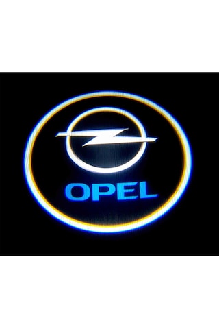 Opel Pilli Yapıştırmalı Kapı Altı Led Hayalet Logo 2 Adet