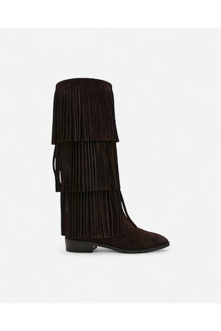 Steve Madden Spur Brown Sued Kadın Kahverengi Çizme Spur