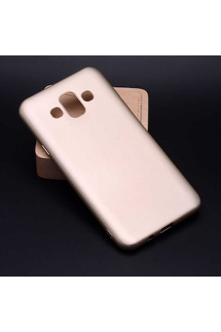 Galaxy J7 Duo Kılıf Zore Premier Silikon Kapak Gold