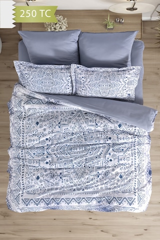 Varol 250 Tc Bambu Karışımlı Pamuk Saten Nevresim Takımı Family Size - Jesolo Çok Renkli
