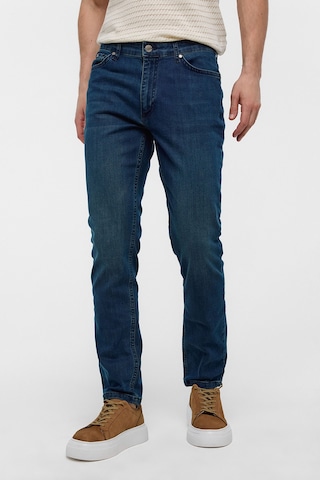 Backandbond Haki Slim Fit Denim Pantolon Çok Renkli