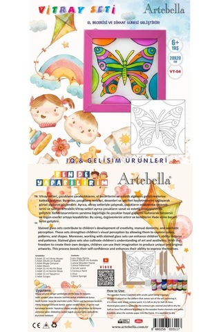Cam Vitray Seti Unicorn Vt-04 Beyaz