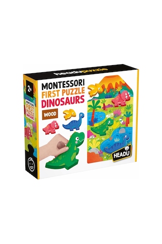 Headu Montessori My First Puzzle Dinosaurs