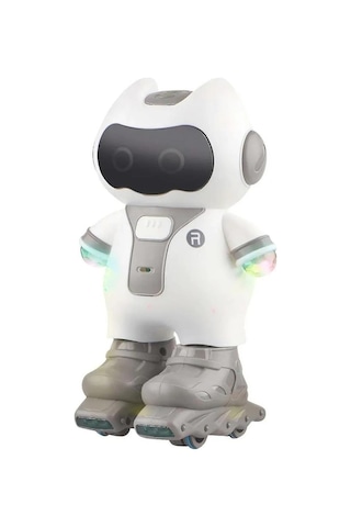 Ctoy Işıklı Ve Sesli Kayarak Dans Eden Robot Ctoy-6678-9