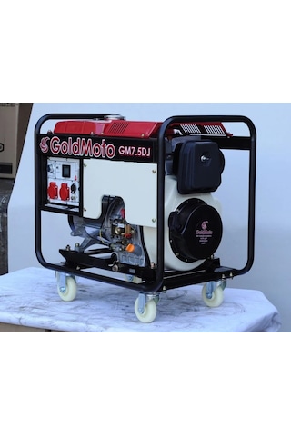 Goldmoto GM7.5DJ 6.9KVA Monofaze Marşlı Dizel Jeneratör