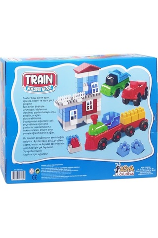 100 Parça Tren Garı Bloklar
