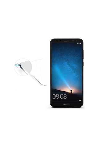 Huawei Mate 10 Lite Zore Kenarları Kırılmaya Dayanıklı Cam Ekran Koruyucu