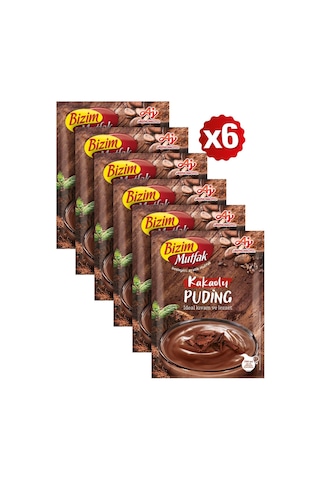 Bizim Mutfak Kakaolu Puding 6 x 143 G
