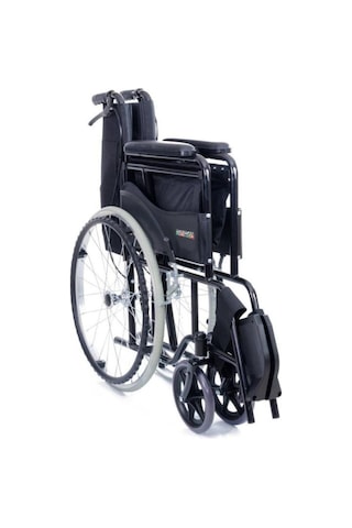 Frenli Tekerlekli Sandalye Hasta Transfer Sandalyesi 1.sınıf Siyah Renk