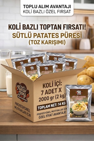 Sütlü Patates Püresi 2000 G X 7 Adet - 1 Koli Koli Bazlı Avantaj Paketi