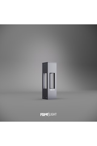 Fonelight Aka Modern Bahçe Aydınlatma Antrasit 35 Cm Antrasit