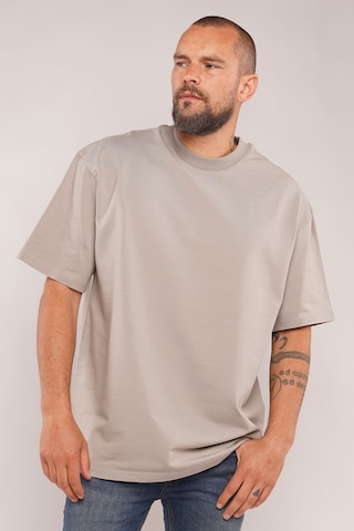 Gabria Bisiklet Yaka Erkek T-shirt Gri