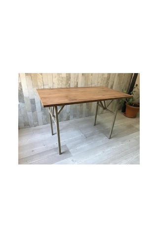 Cappucino Profil Bahçe Balkon Çayseti Masası 90x50cm Orta Sehpa, Yan Sehpa, Sehpa, Masa Ceviz