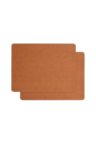Ocean Home Textile 2'li Taba Renk Deri Amerikan Servis 40 X 30 Cm Diğer