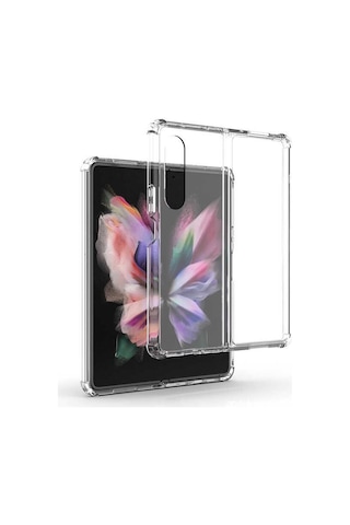 Mobilteam Galaxy Z Fold 4 Uyumlu Nitro Anti Shock Silikon-renksiz Renksiz