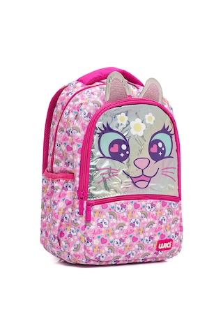Wia Sweet Cat Kız Çocuk İlkokul Çantası Pembe