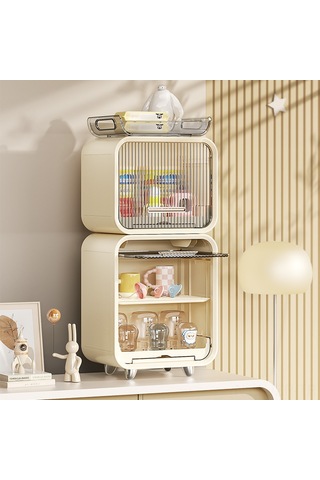 Geeroyoo Bebek Biberon Ve Çerezlikler İçin Su Çıkaran Organizer - Toz Koruyucu, Kolay Temizlenir, Dayanıklı Malzeme İle Ahşaplı Sıralama Kutusu