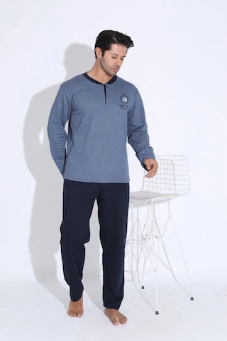 Uzun Kollu Erkek Pijama Takımı Desen3