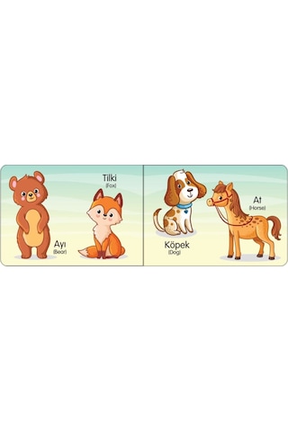 Ilk Kitaplarım Türkçe / Ingilizce Temel Kelimeler 6'lı Set 10,5x15cm