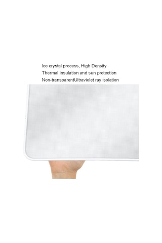 Flybuy Tesla Model Y 2 Adet/ Buz Kristal Güneşlik Araba Çatı Arka Ve Ön Sunroof Gölge Bej