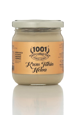 1001 Çiftliği Krem Tahin Helva 225gr Katkısız