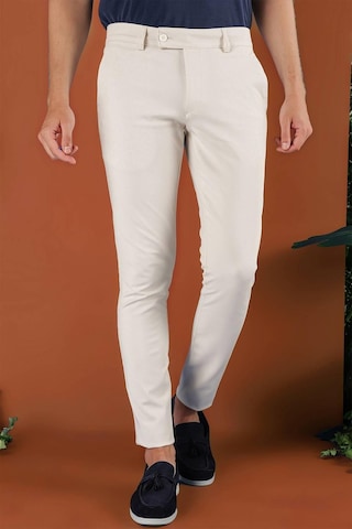 Efor P 1120 Slim Fit Krem Spor Pantolon Krem