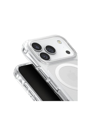 Apple Uyumlu iPhone 17 Pro Max Şeffaf Magsafe Koruyucu Kılıf