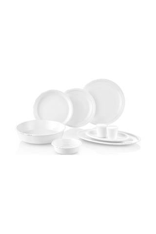 Eser-i İstanbul 12 Kişilik Yemek Takımı 55 Parça Sade