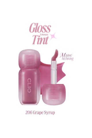Pigmentli, Parlak Bitişli Dolgunlaştırıcı Lip Gloss Clıo Volumate Gloss 206 Grape Syrup