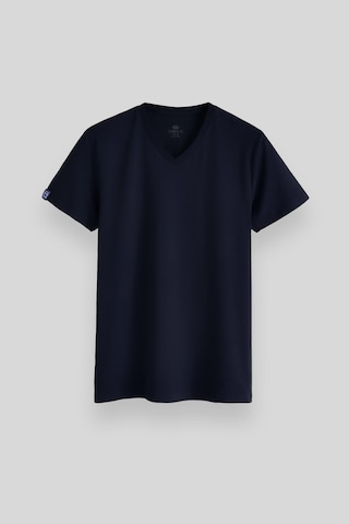 Tommy Life Lacivert Basic Kısa Kol Standart Kalıp V Yaka Erkek T-shirt - 87912 001