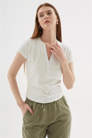 Fashion Friends Fashıon Frıends Kadın Düğme Detaylı Bluz 25y0494k1 Mor