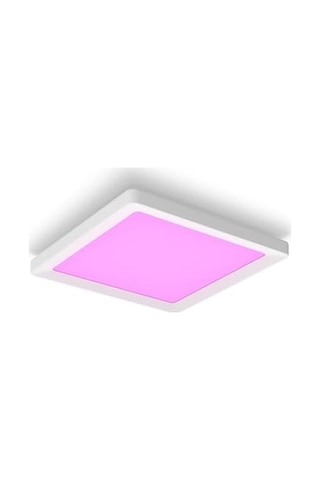 30x30 Cm Boyutunda Beyaz Slim Kare Tavan Paneli 124-Pembe